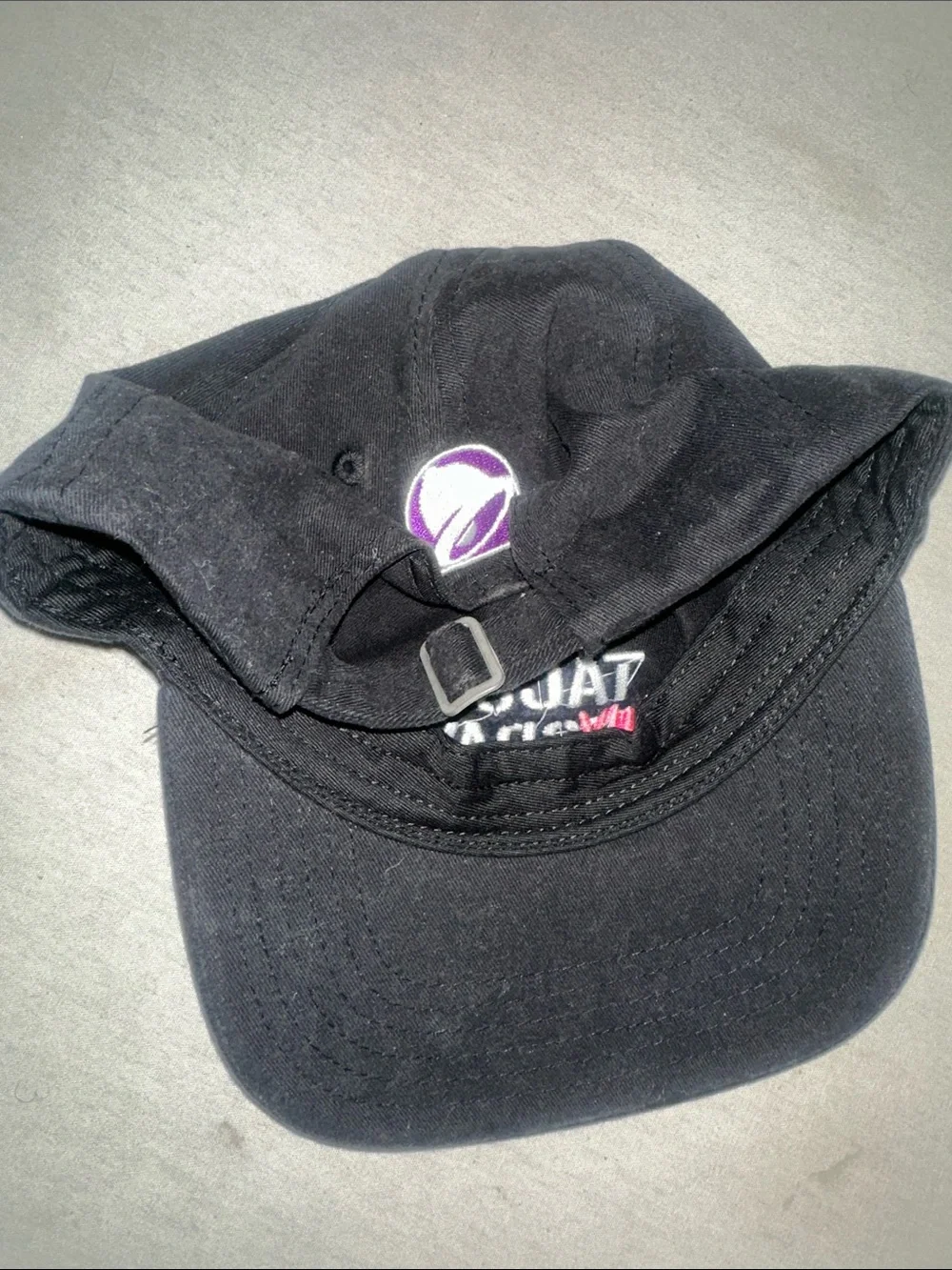 Unisex Black 'Taco Any Day' Embroidered Baseball Cap